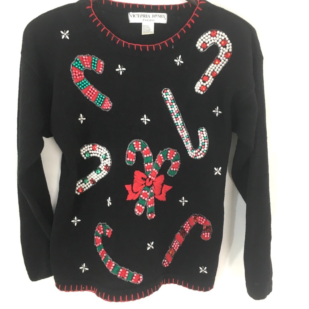 Victoria Jones Ugly Christmas Cotton Sweater PM